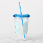 Polar Beer Paw Print Acryl Drinkbeker (Links)