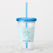 Polar Beer Paw Print Acryl Drinkbeker (Voorkant)