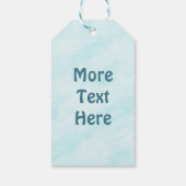 Polar Beer Paw Print Cadeaulabel (Achterkant)