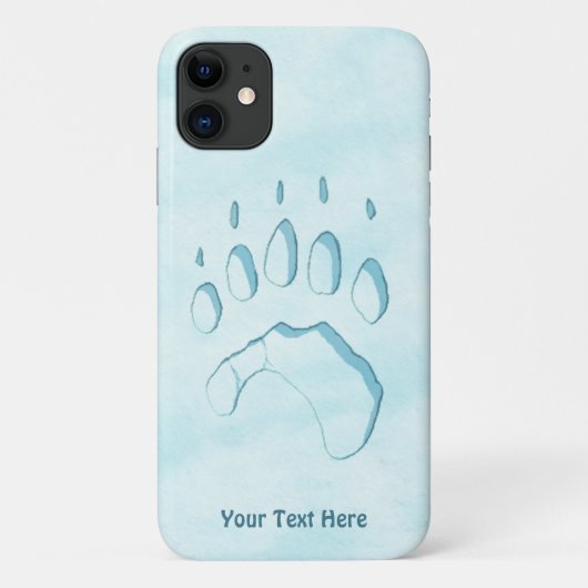 Polar Beer Paw Print Case-Mate iPhone Case (Achterkant)