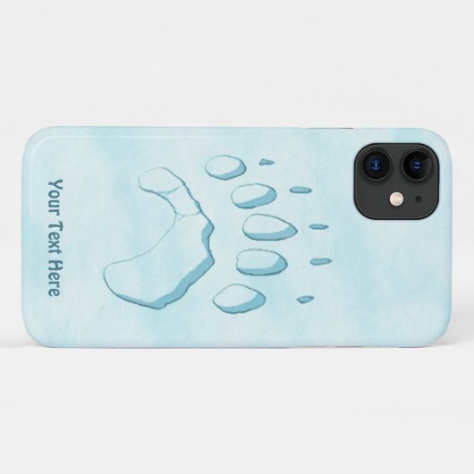 Polar Beer Paw Print Case-Mate iPhone Case (Achterkant (horizontaal))