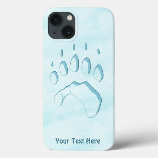 Polar Beer Paw Print Case-Mate iPhone Case (Achterkant)