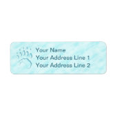 Polar Beer Paw Print Etiket (Voorkant)