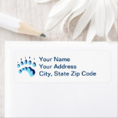 Polar Beer Paw Print Etiket (Insitu)