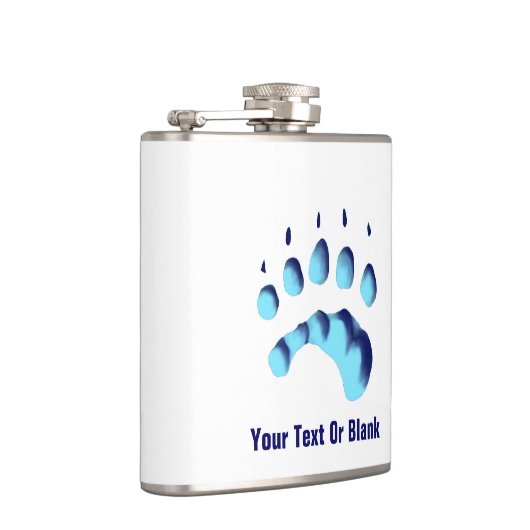 Polar Beer Paw Print Heupfles (Rechts)