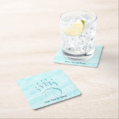 Polar Beer Paw Print Kartonnen Onderzetters (Insitu)