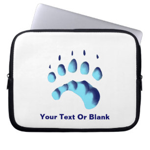 Polar Beer Paw Print Laptop Sleeve