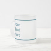 Polar Beer Paw Print Matglas Koffiemok (Voorkant links)