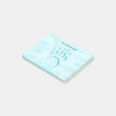Polar Beer Paw Print Post-it® Notes (Schuin)