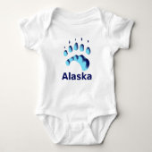 Polar Beer Paw Print Romper (Voorkant)
