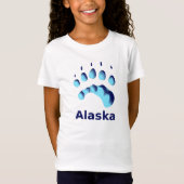 Polar Beer Paw Print T-shirt (Voorkant)
