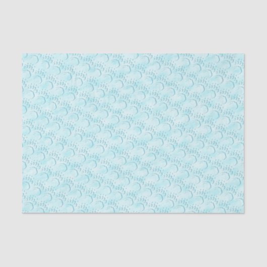 Polar Beer Paw Print Tissuepapier (Voorkant)