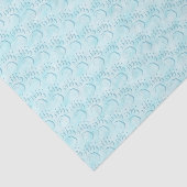 Polar Beer Paw Print Tissuepapier (Detail)