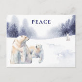 Polar Beer Peace Corporate Christmas Briefkaart (Voorkant)