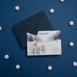 Polar Beer Peace Corporate Christmas Briefkaart