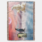 Polar Beer Penguin Deken (Voorkant Verticaal)