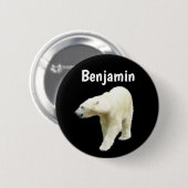 Polar Beer Persoonlijke naam Ronde Button 5,7 Cm (Voorkant /achterkant)