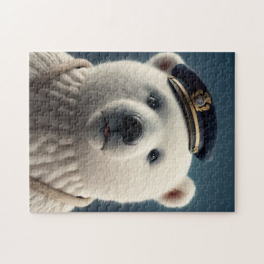 Polar Beer piloot kapitein Legpuzzel (Horizontaal)