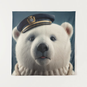 Polar Beer piloot kapitein Wandkleed
