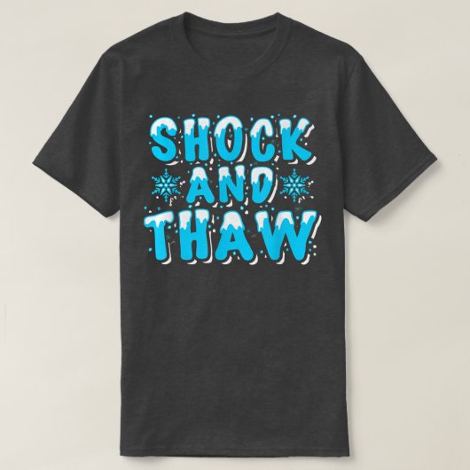 Polar Beer Plunge 2022 Costume Ice Swimming Shock T-shirt (Design voorkant)