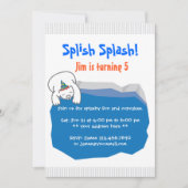 Polar Beer Pool Birthday Party Kaart (Voorkant)