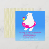 Polar Beer Pool Party Kaart (Voorkant / Achterkant)