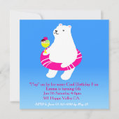 Polar Beer Pool Party Kaart (Voorkant)