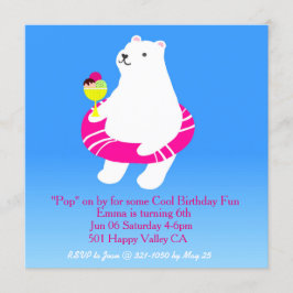 Polar Beer Pool Party Kaart