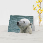 Polar Beer Profile Wenskaart Kaart (Gele Bloem)