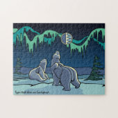 Polar Beer Puzzle Personalized Polar Beer Art Gift Legpuzzel (Horizontaal)