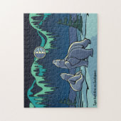 Polar Beer Puzzle Personalized Polar Beer Art Gift Legpuzzel (Verticaal)