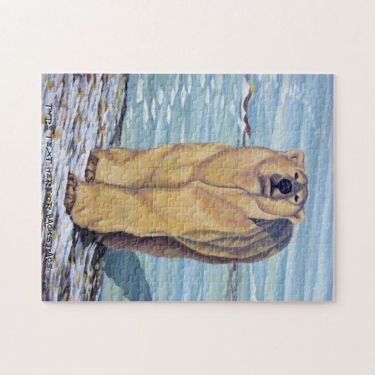 Polar Beer Puzzle Personalized Polar Beer Art Gift Legpuzzel (Horizontaal)