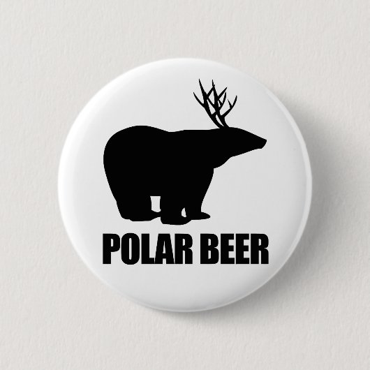 Polar Beer Ronde Button 5,7 Cm (Voorkant)