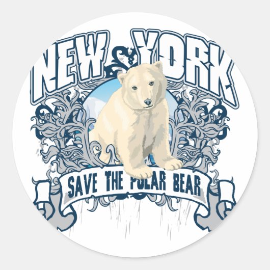 Polar Beer Ronde Sticker (Voorkant)