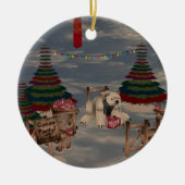 Polar Beer Round Ornament (Voorkant)