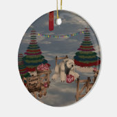 Polar Beer Round Ornament (Links)