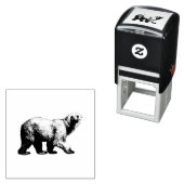  POLAR BEER RUBBER STAMP  ZELFINKTENDE STEMPEL (In situ)