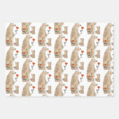 Polar Beer Schattige Pattern Moederdag Inpakpapier Vel (Voorkant)