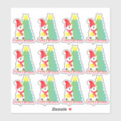 Polar-beer Schattige Sticker (Vel)