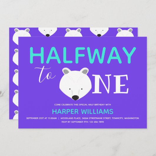 Polar Beer Six Maandelijkse Uitnodiging Van een ha (Voorkant / Achterkant)