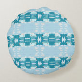 Polar Beer Slapen op een ijsberg op een boerderijd Rond Kussen (Achterkant)