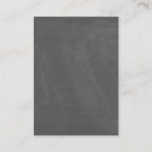 Polar Beer Sneeuwblauw Baby shower Informatiekaartje (Achterkant)