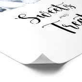 Polar beer - snoep en behandelt baby shower poster (Hoek)