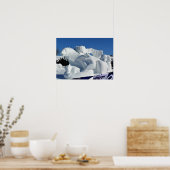 Polar Beer Snow Sculpture, Quebec, Canada Poster (Keuken)