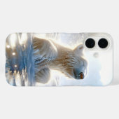Polar Beer spatten in Arctisch water Case-Mate iPhone Case (Achterkant (horizontaal))