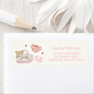 Polar Beer Speelgoed Meisje Baby Shower Retouradre Etiket