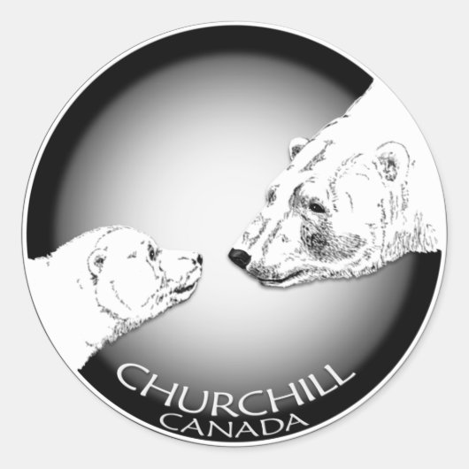 Polar Beer Stickers Churchill Canada Beer Stickers (Voorkant)