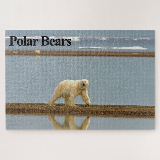 Polar Beer Stroll Jigzaag Puzzle Legpuzzel (Horizontaal)