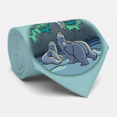 Polar Beer Stropdassen Wildlife Art Stropdas Beer (Opgerold)