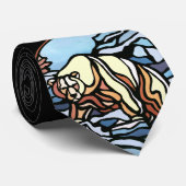 Polar Beer Stropdassen Wildlife Art Stropdas Beer  (Opgerold)